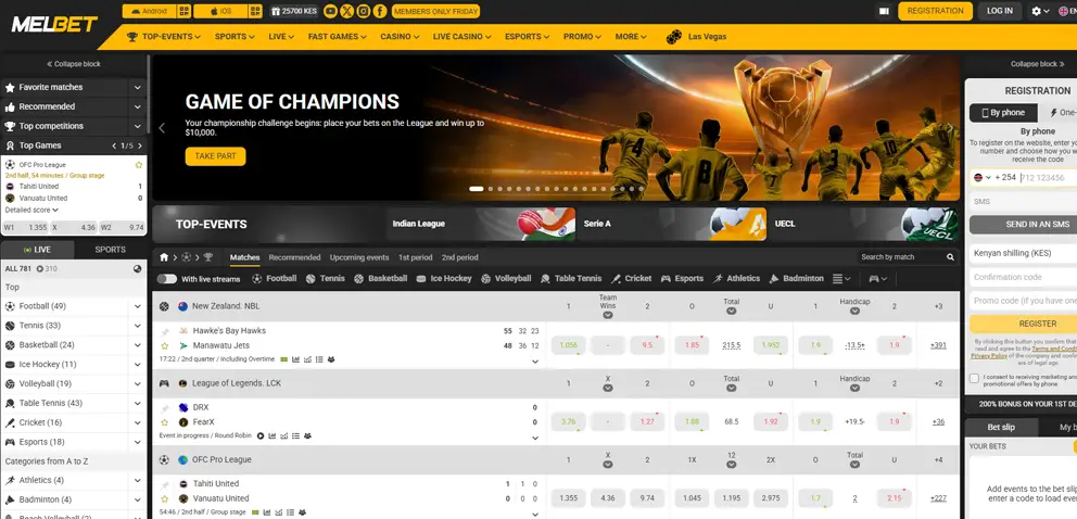 Melbet sports betting Kenya